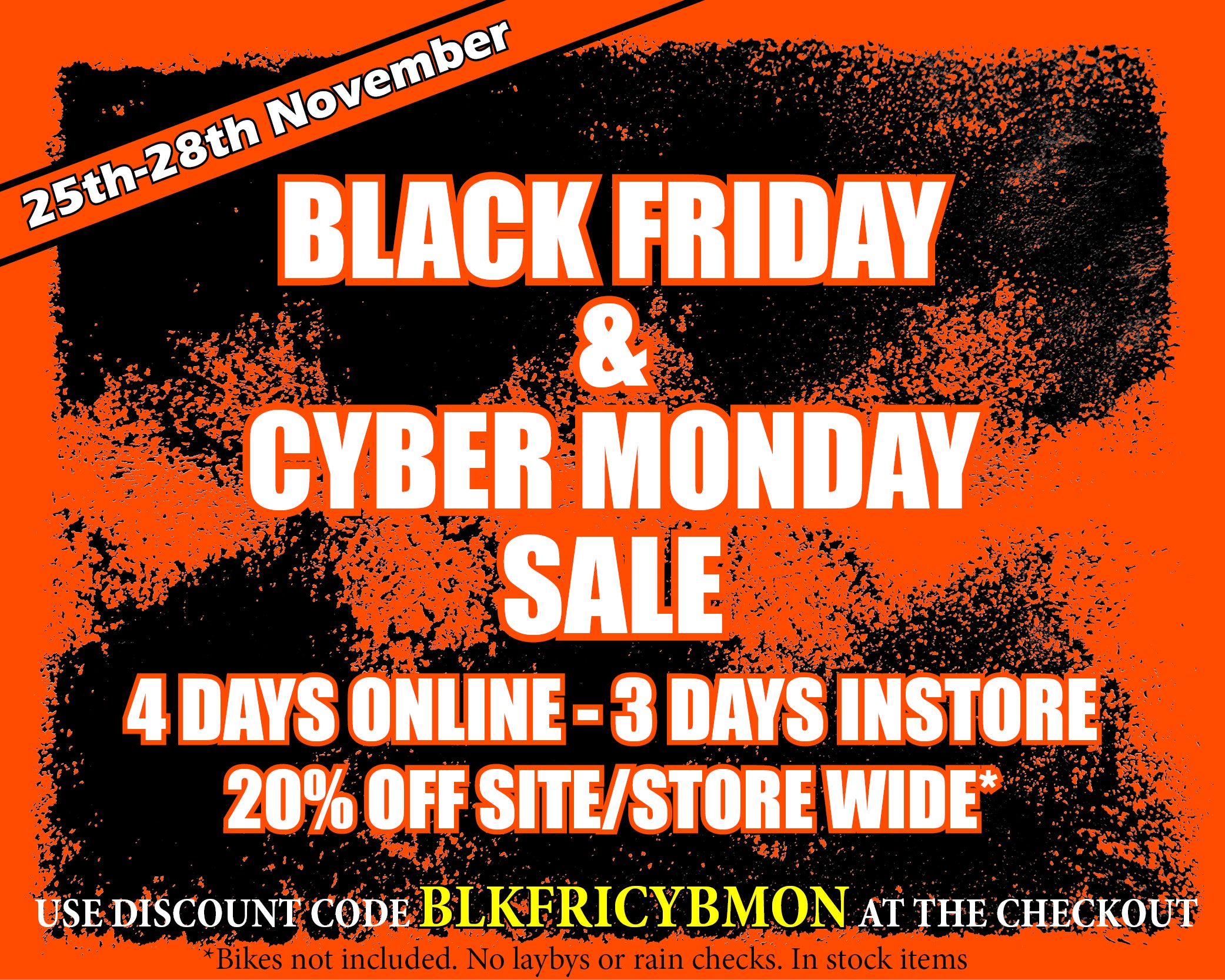 Black Friday and Cyber Monday SALE