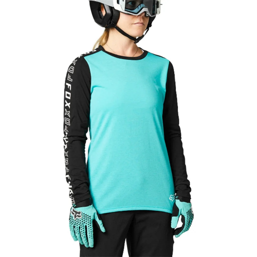 Fox Jersey Wmn Ranger Ls S Teal