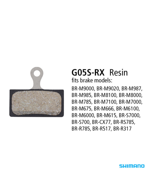 Shimano Brake Pads Br-m7000 Resin G05s-rx