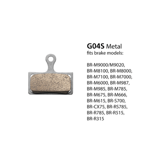 Shimano Brake Pads Br-m8000 Metal G04s