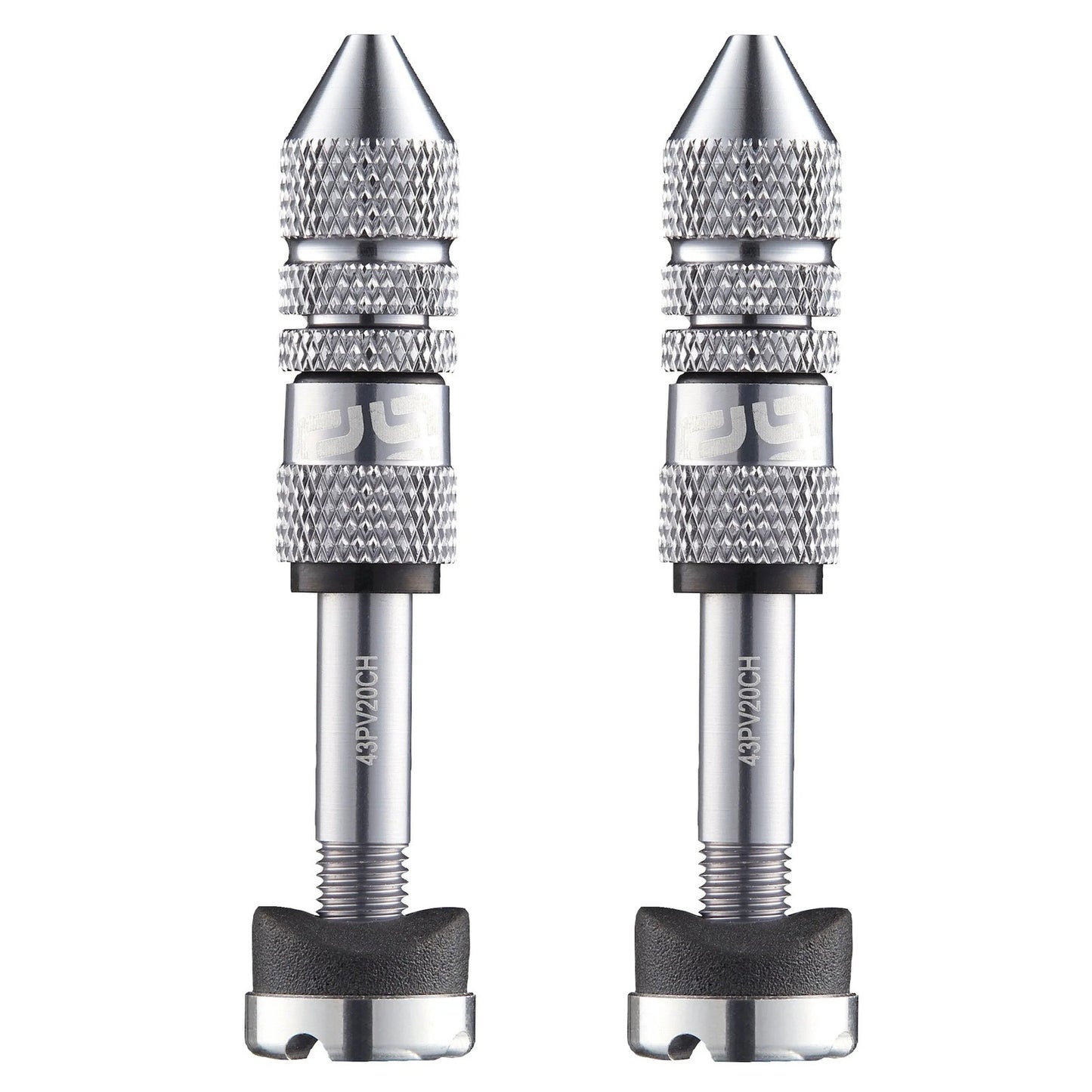 E-thirteen Valves Schader Tubeless 23-31mm Depth Silver
