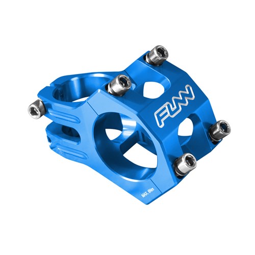 Funn Stem 35-35mm 0 Rise 1-1/8 Blue Funnduro