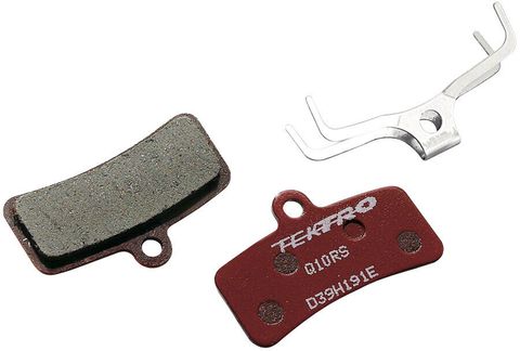 Tektro Brake Pad Resin 4 Piston Caliper W/return Spring Red