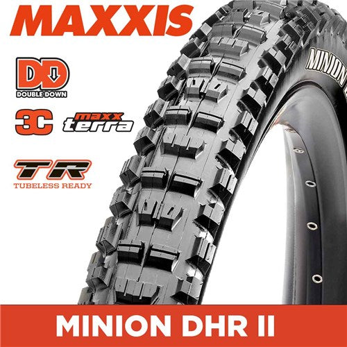 Maxxis Tyre Minion Dhr Ii 27.5x2.5 Wt 3c Maxxterra Dd Tr 120tpi