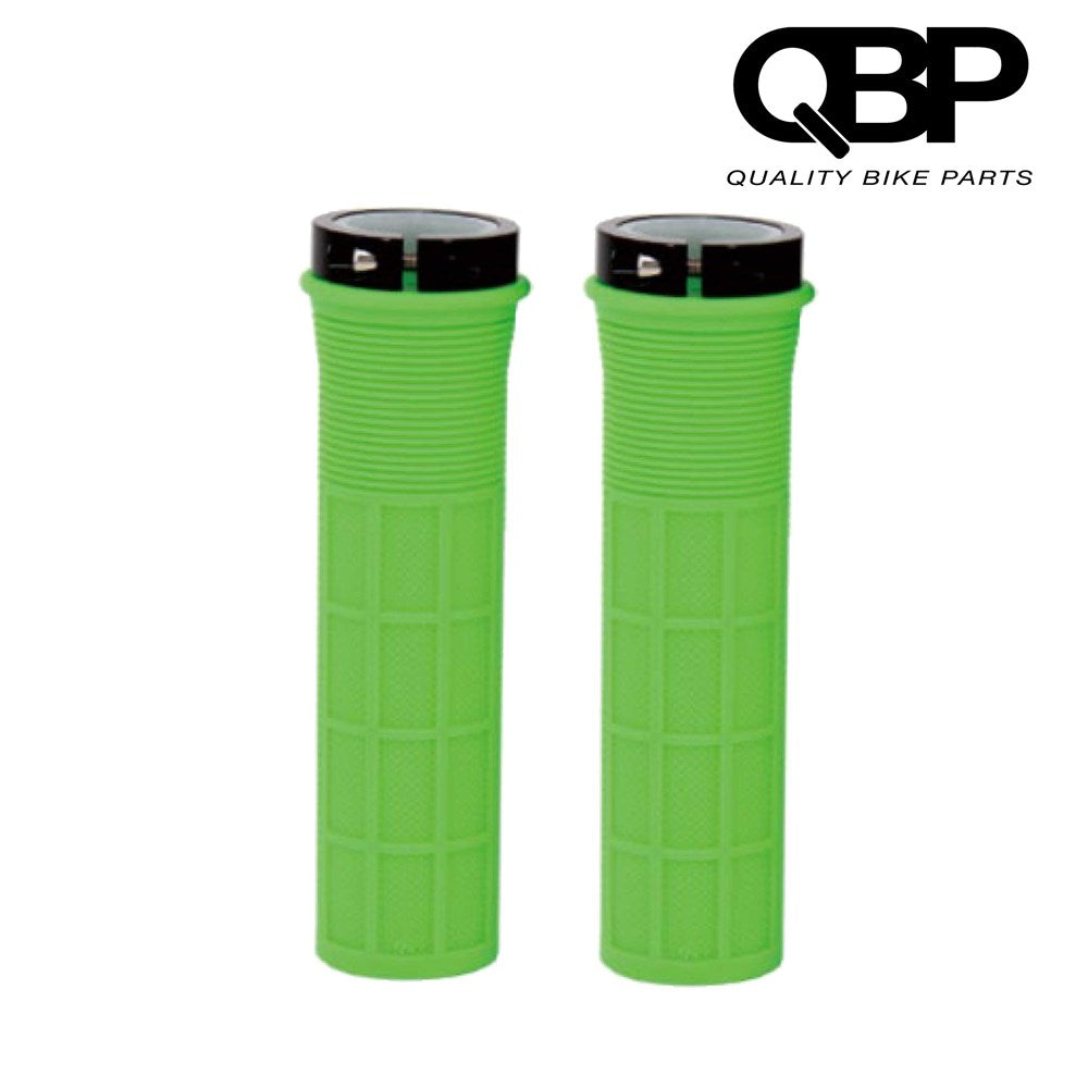 Qbp Grip Mtb Lock On 130mm Lime