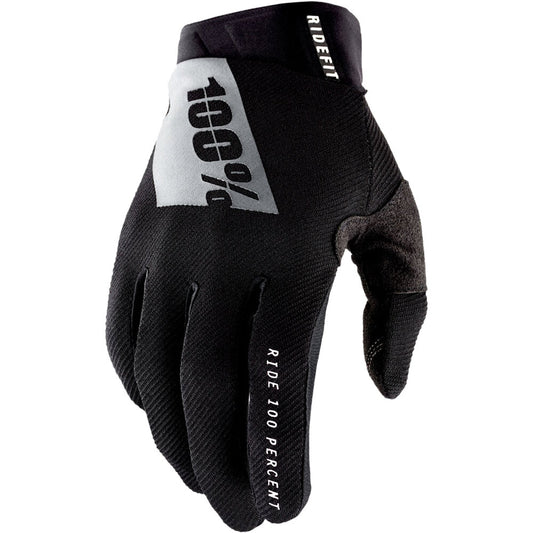 100% Gloves Ridefit Small Black