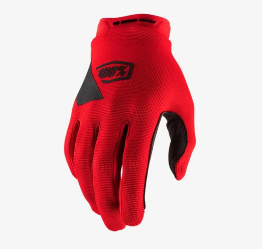 100% Glove Ridecamp L Red