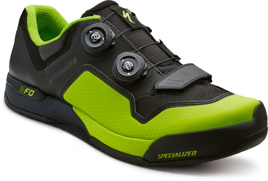 Specialized Shoe 2fo Cliplite, Size 44 Black / Green *discontinued*