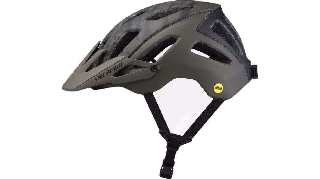 Specialized Helmet Ambush Mips Angi Ready, Small, Satin Oak Green Wild