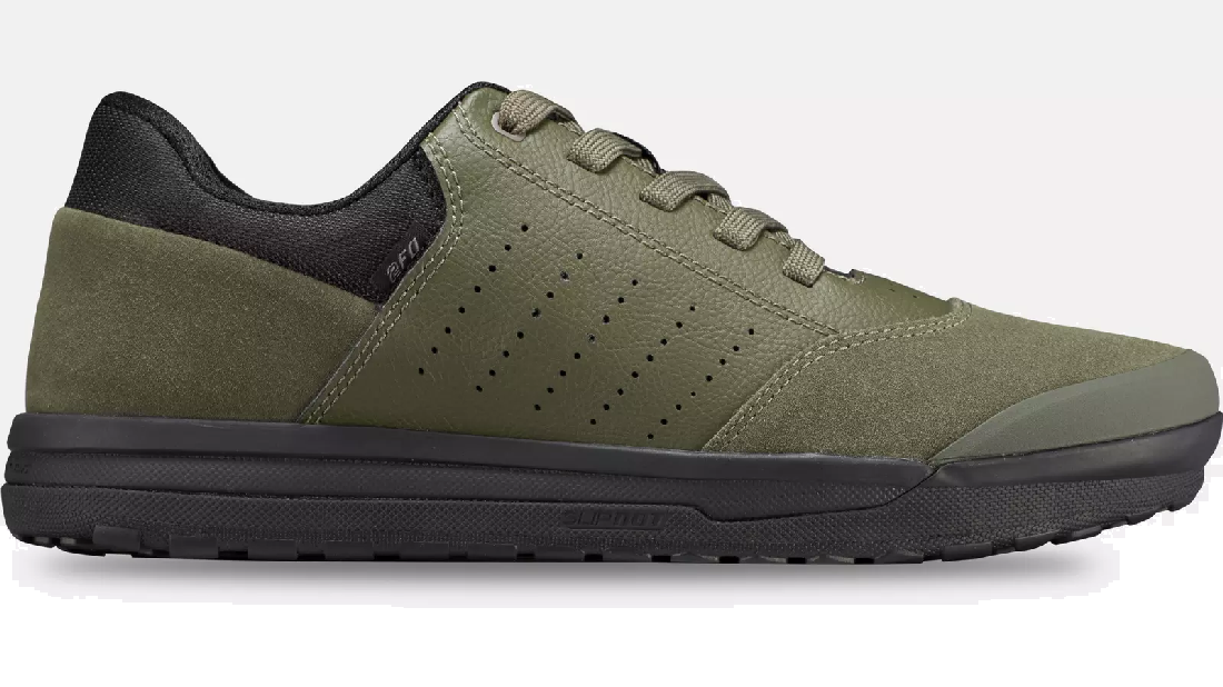 Specialized Shoe 2fo Roost Flat Suede, Size 44, Oak Green/black