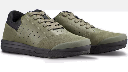 Specialized Shoe 2fo Roost Flat Suede, Size 45, Oak Green/black