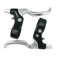 Bikelane Brake Lever Pair Caliper 2 Finger Blk/sil