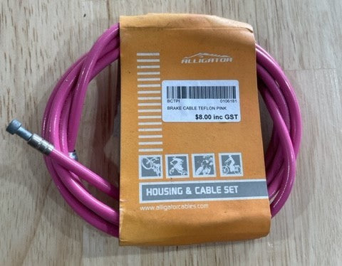 Brake Cable Teflon Pink