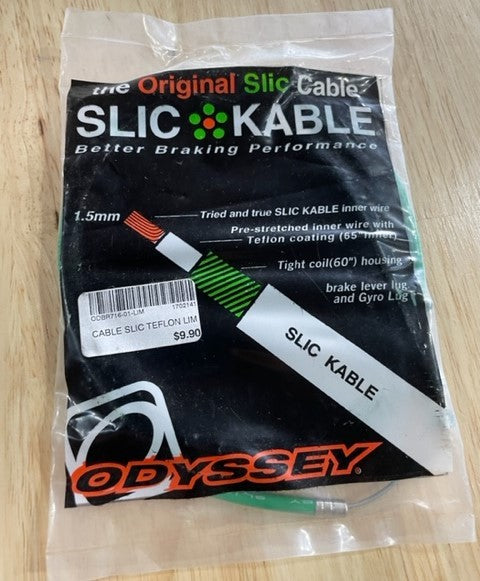 Odyssey Brake Cable Slic Kable Teflon Lime
