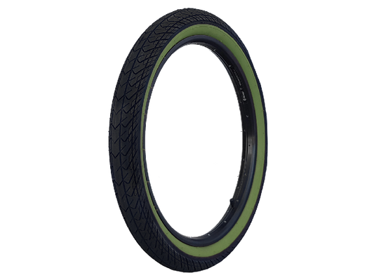 Arrow Tyre Fs 20x2.25 Black/army Green Wall