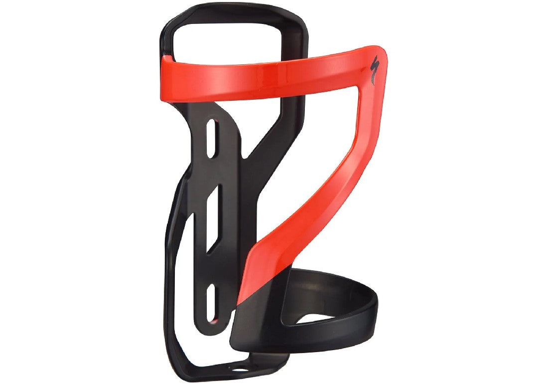 Specialized Cage Zee Ii Rh Pull Matte Black/fluoro Red
