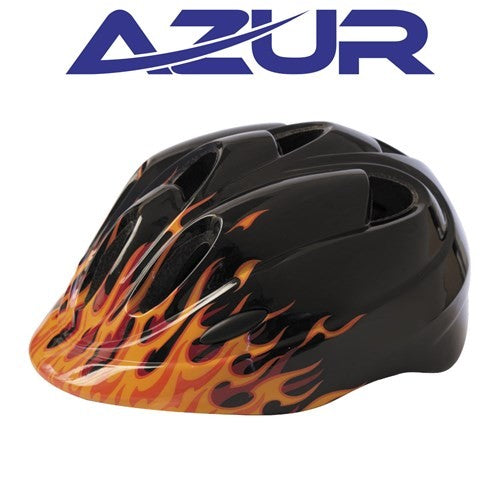 Azur Helmet T26 Flames Xs 46-50cm
