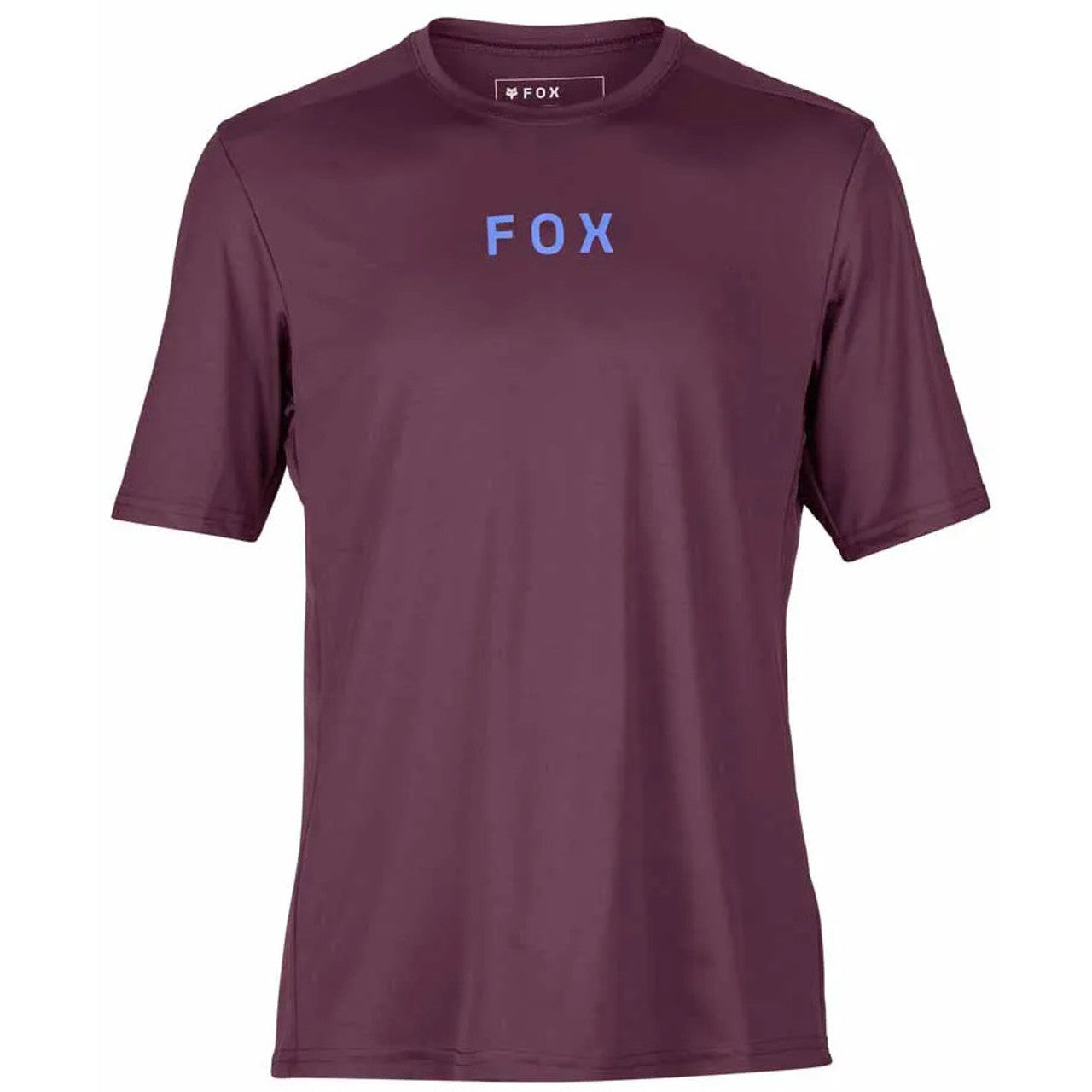 Fox Jersey W Ranger Dr Short Sleeved Wordmark, Extra Small, Dark Purp