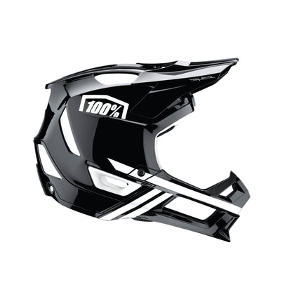 100% Helmet Trajecta Small Black / White