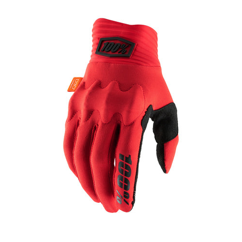 100% Glove Cognito D30 Medium Red