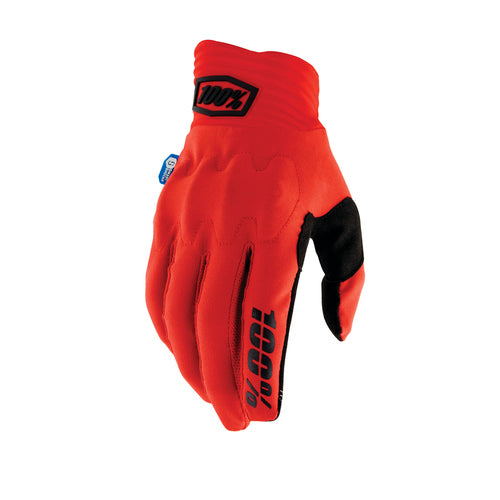 100% Glove Cognito Smart Shock Xl Red