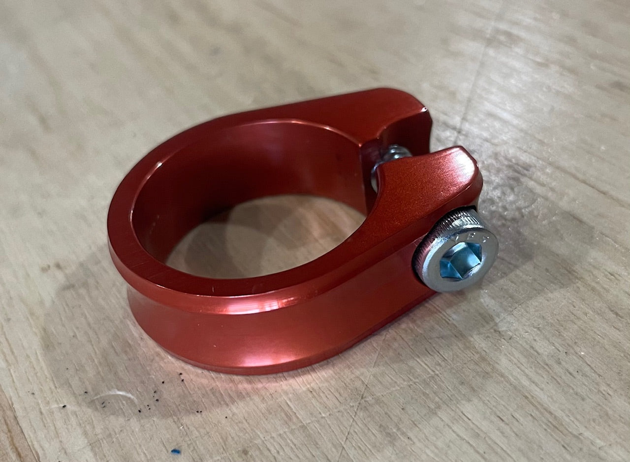 Profile Racing Seat Post Clamp Slim Jim 28.6mm Burnt Orange