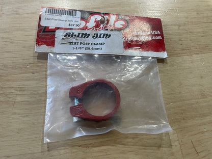 Profile Racing Seat Post Clamp Slim Jim 28.6mm Burnt Orange