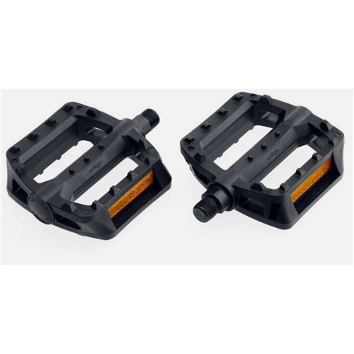 Kwt Pedals 1/2 Blk Plastic