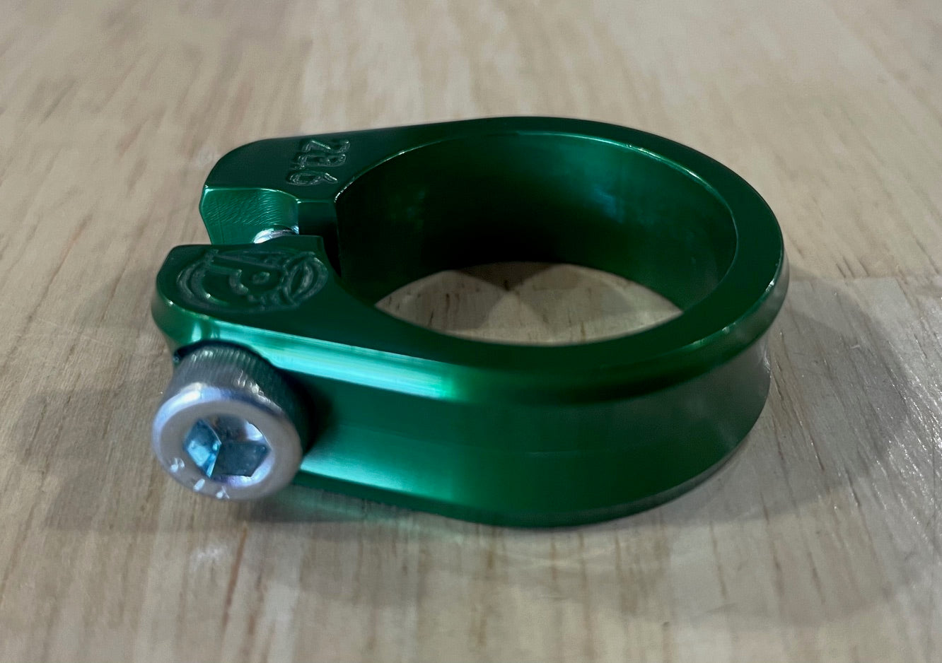 Profile Racing Seat Post Clamp Slim Jim 28.6mm Green