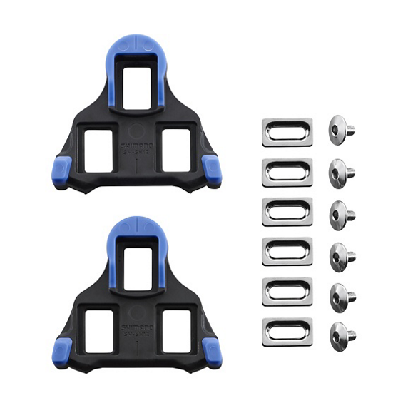 Shimano Cleats Sm-sh12 Spd-sl Front Center Pivot Blue