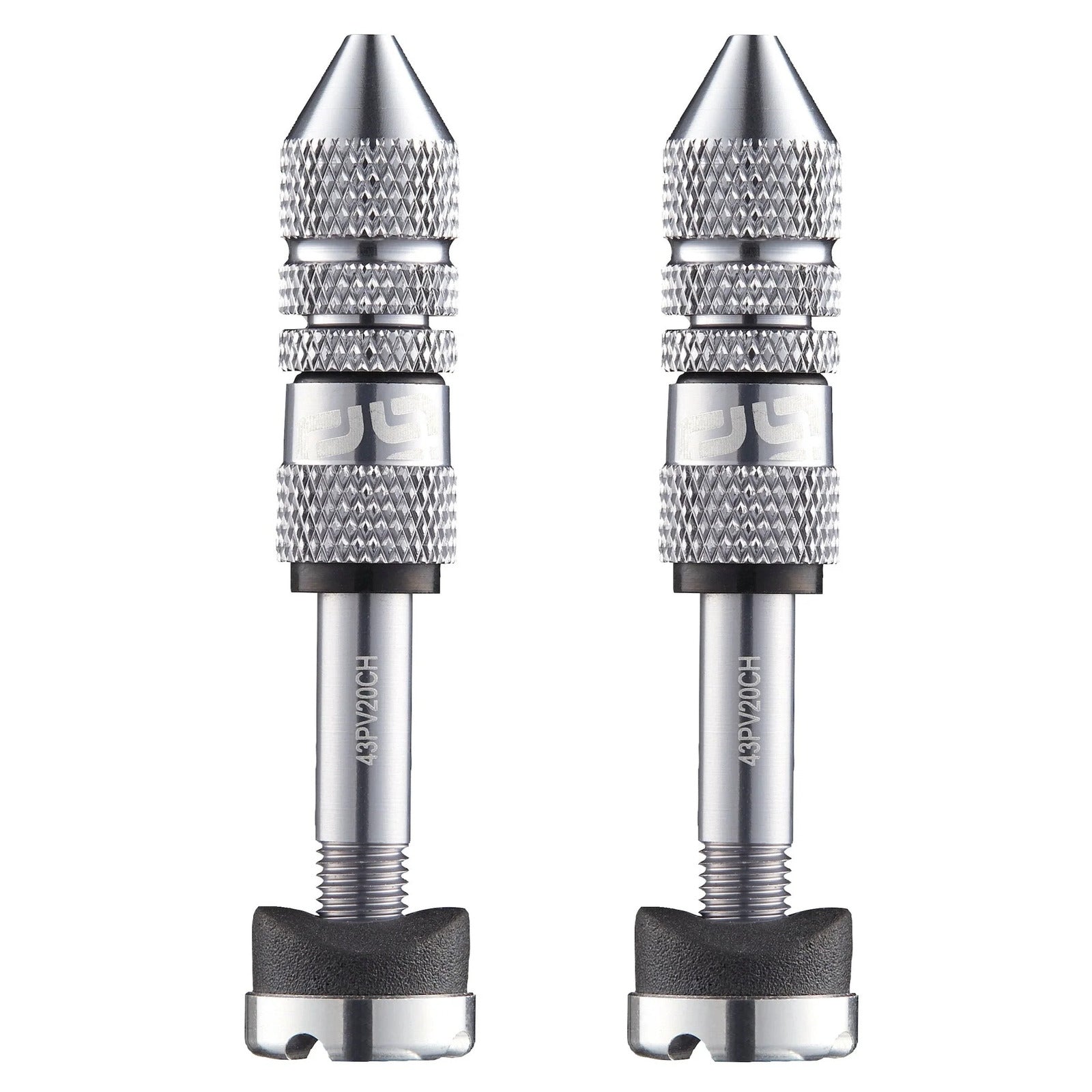 E-thirteen Valves Schader Tubeless 23-31mm Depth Silver