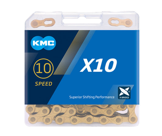 Kmc Chain X10 116l Silver/black