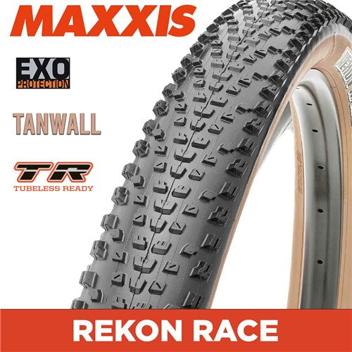 Maxxis Tyre Rekon Race 29 X 2.35 60tpi Exo Folding Tan
