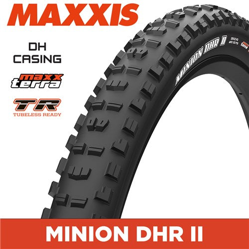 Maxxis Tyre Minion Dhr Ii 29x2.5 3c Maxxterra Dh Tr Black