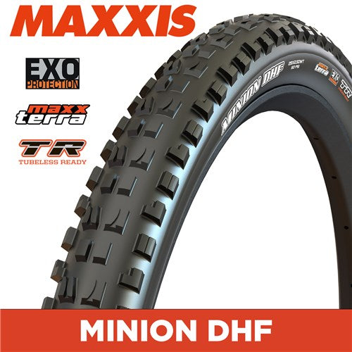 Maxxis Tyre Minion Dhf 29 X 2.6 Maxterra 120tpi Exo Tr