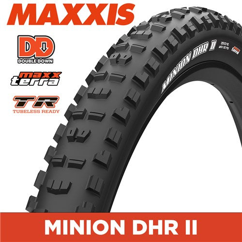 Maxxis Tyre Minion Dhr Ii 29x2.5 Maxx Terra Dd 120tpi X 2 