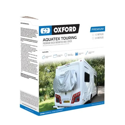Oxford Bike Cover Aquatex Touring 3-4 Bike Rack Mounted
