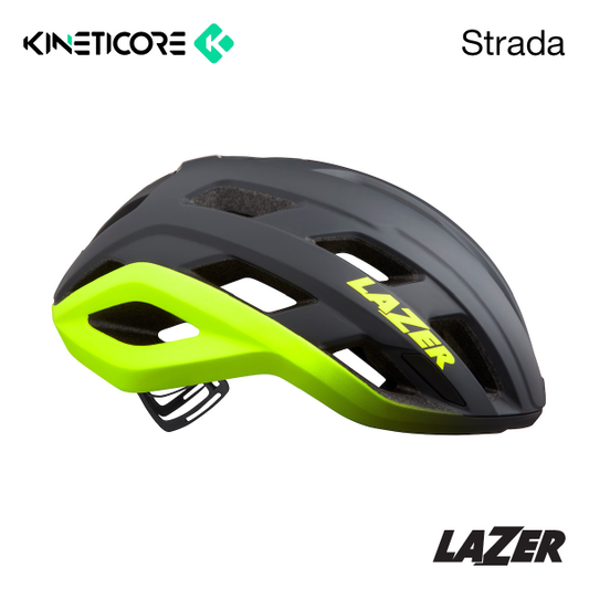 Lazer Helmet Strada Kc Small Matte Dark Grey Flash Yellow