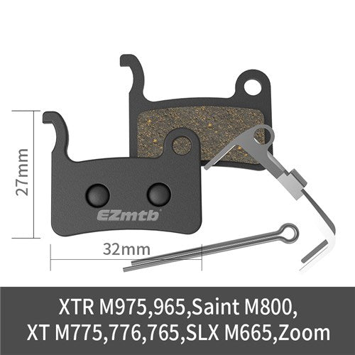 Ezmtb Brake Pads Shimano M596 Semi Metallic 