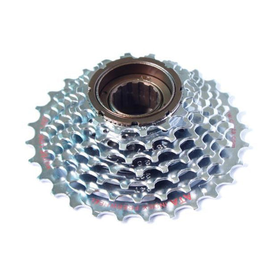 Ata Cassette 7sp 14-28 Freewheel Screw Mount Silver