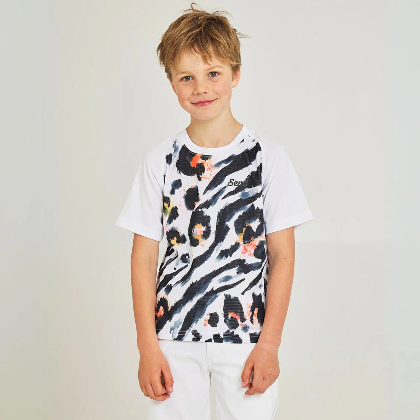 Sendy Jersey Ss Send It Mtb  Snow Leopard M