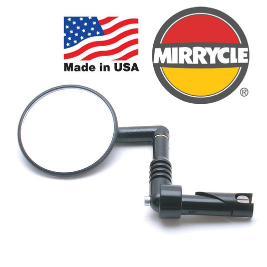 Mirrycle Mountain Bike Bar-end Mount Parabolic Mirror