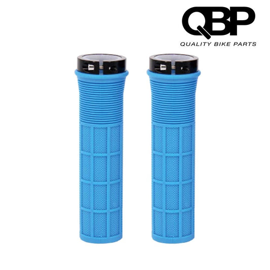 Qbp Grip Mtb Lock On 130mm Blue