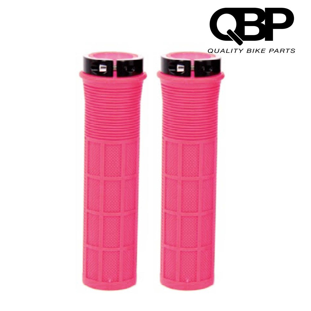 Qbp Grip Mtb Lock On 130mm Pink