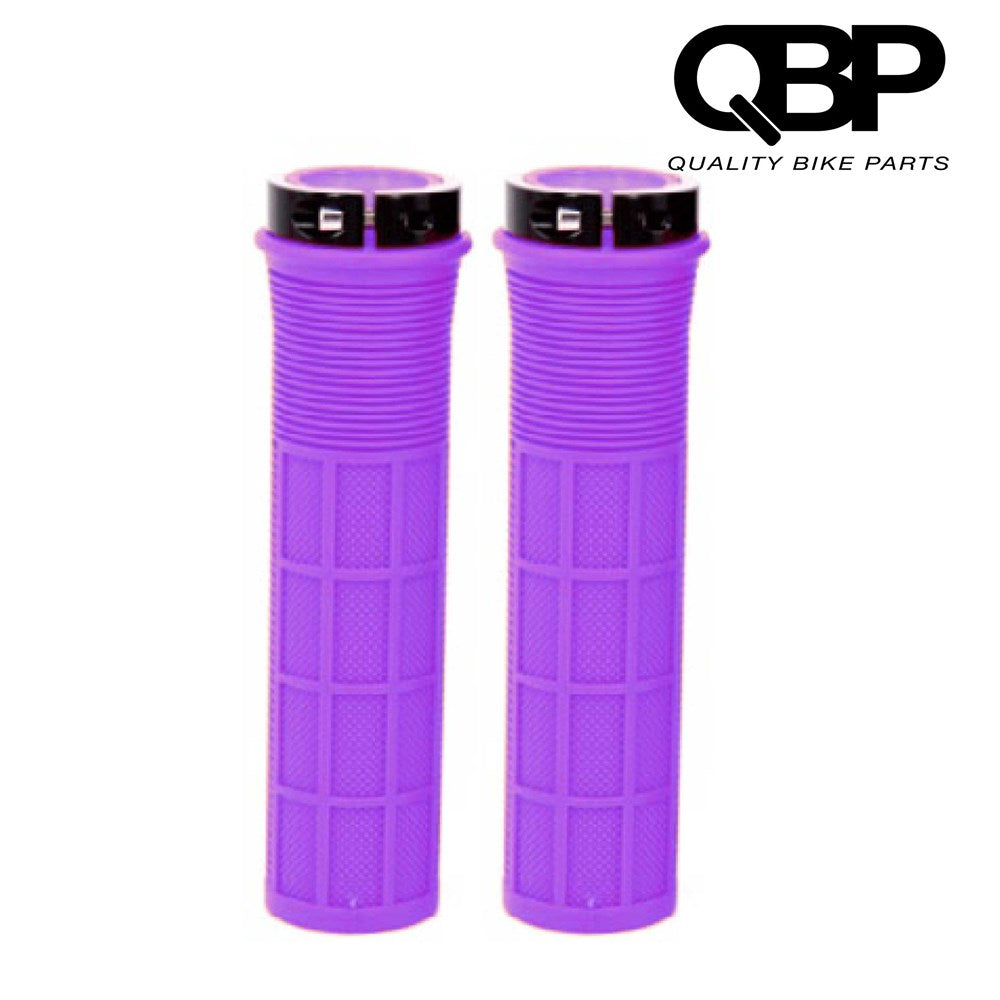 Qbp Grip Mtb Lock On 130mm Purple