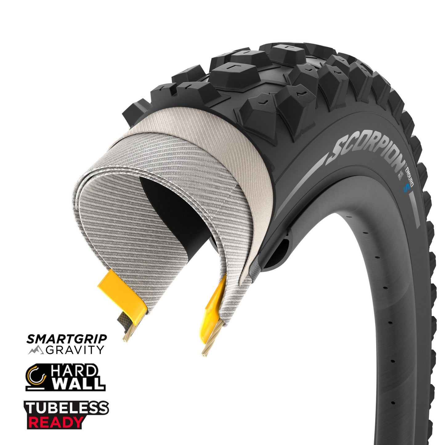 Pirelli Tyre Scorpion Enduro Soft Terrain Hardwall 27.5 X 2.4 Tubeless Ready Folding