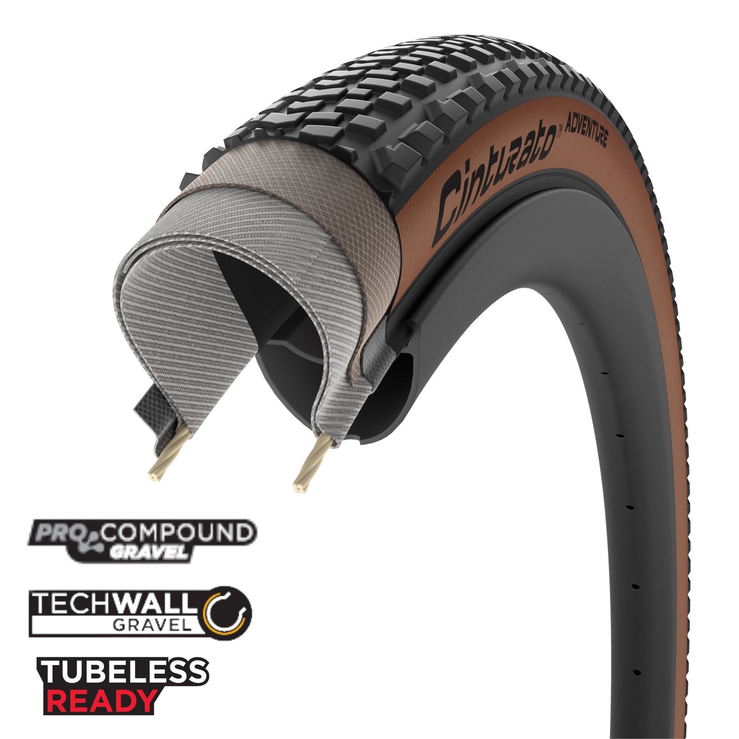 Pirelli Tyre Cinturato Adventure Classic Folding 700x40c Tan Wall