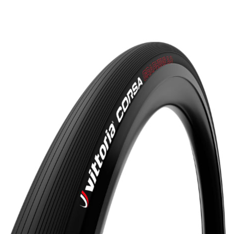 Vittoria Tyre Corsa Control 700x25 Tlr Black