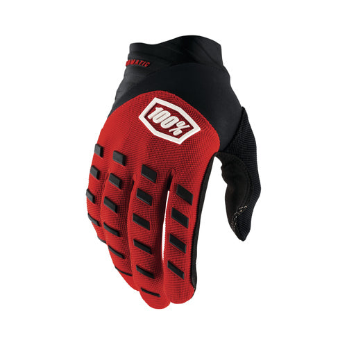 100% Glove Airmatic Youth Small Red