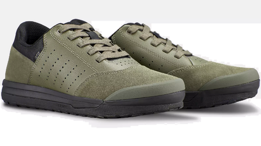 Specialized Shoe 2fo Roost Flat Suede, Size 45, Oak Green/black
